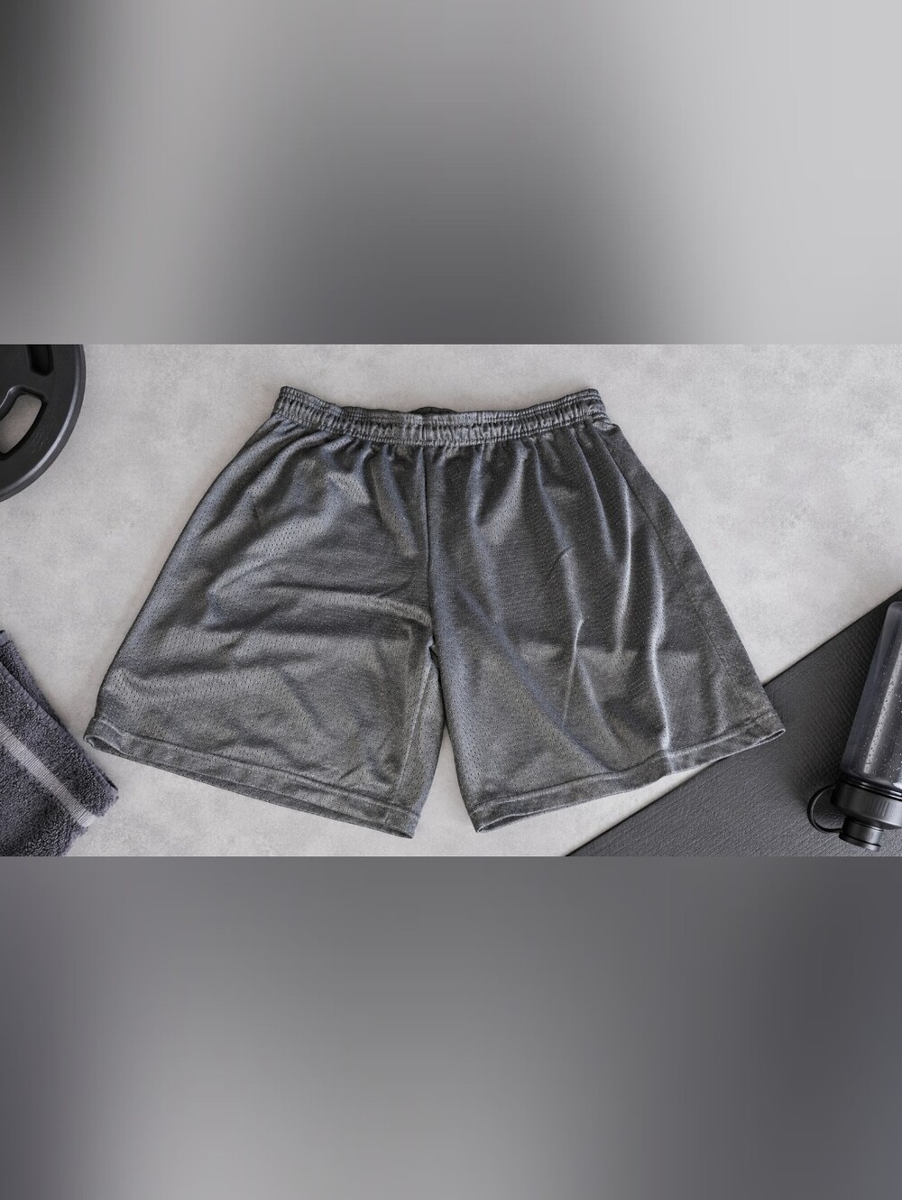 C9 by Champion Men's Mesh Athletic Shorts Grey Size L Workouts Gym Basketball